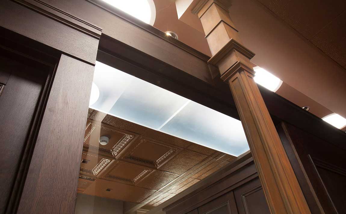 Light Wells from the Inside